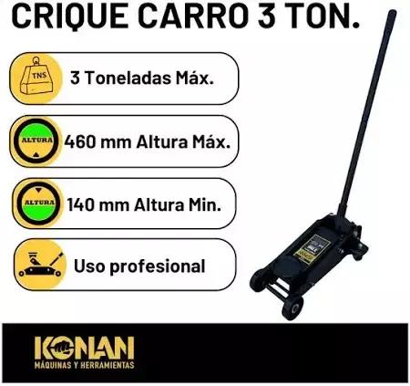 GATO HIDRAULICO 3 TONELADAS KONAN 3