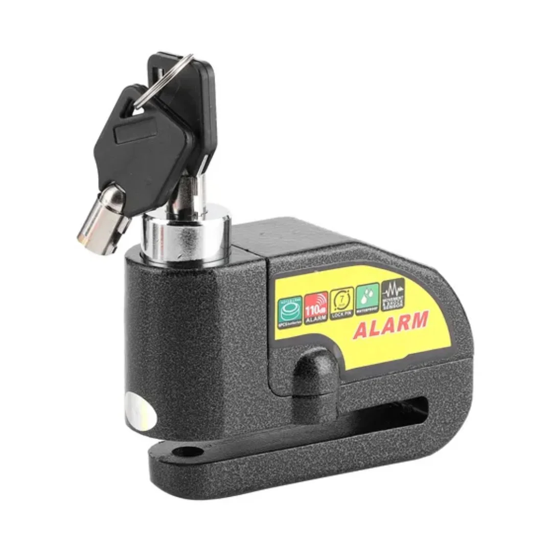 TRABA ANTIROBO CON ALARMA PARA FRENO A DISCO