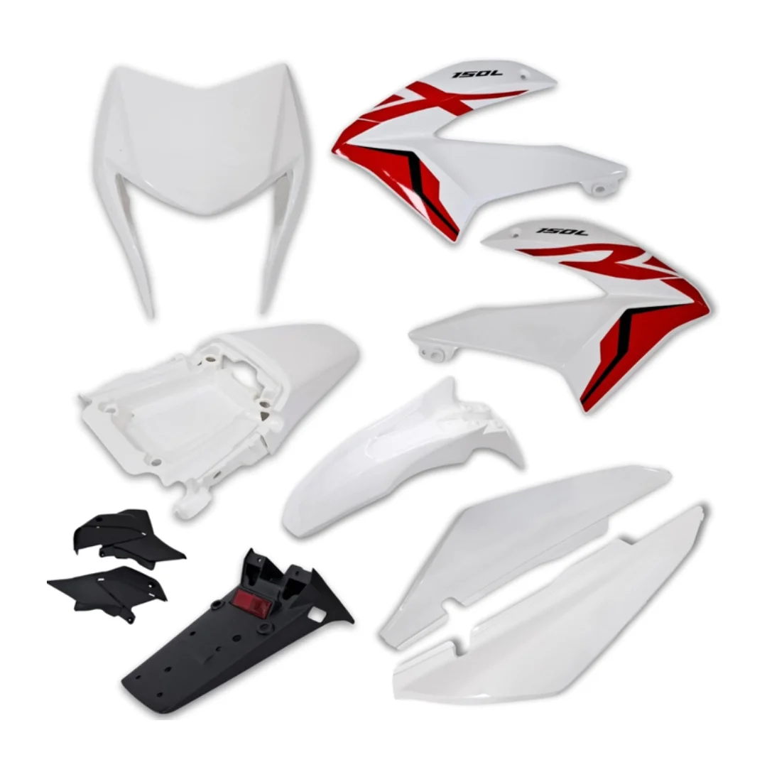 KIT DE PLASTICOS HONDA XR 150 BLANCOS FAR