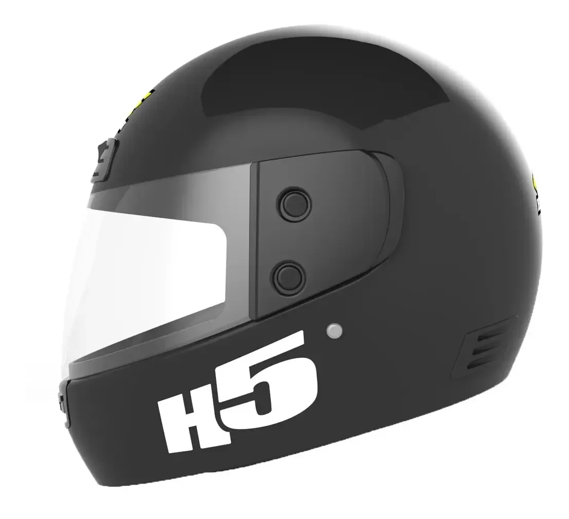 CASCO HALCÓN H5 NEGRO XL 2