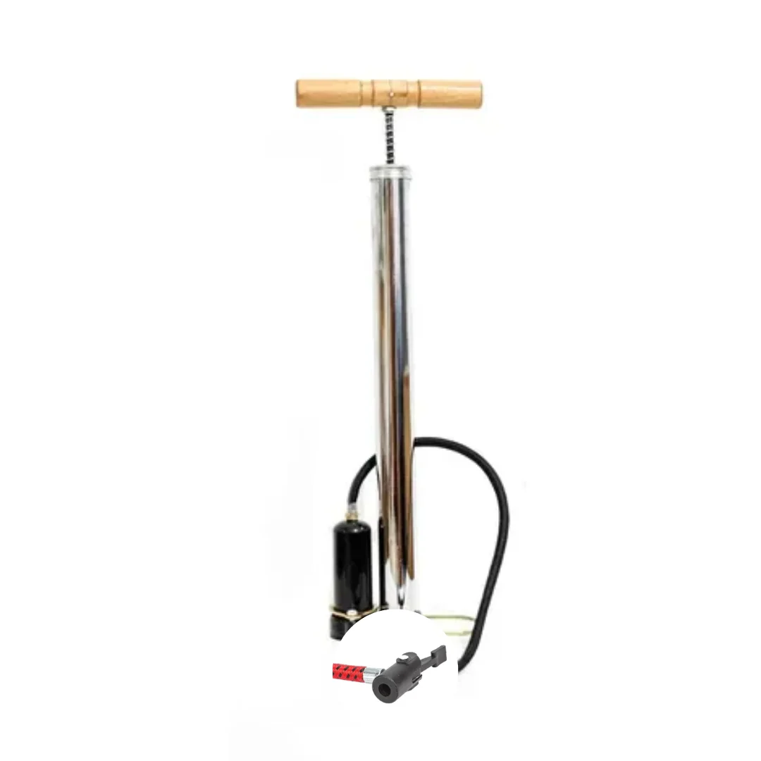 INFLADOR PARA MOTO/BICI DE PIE GRIS 32X500MM