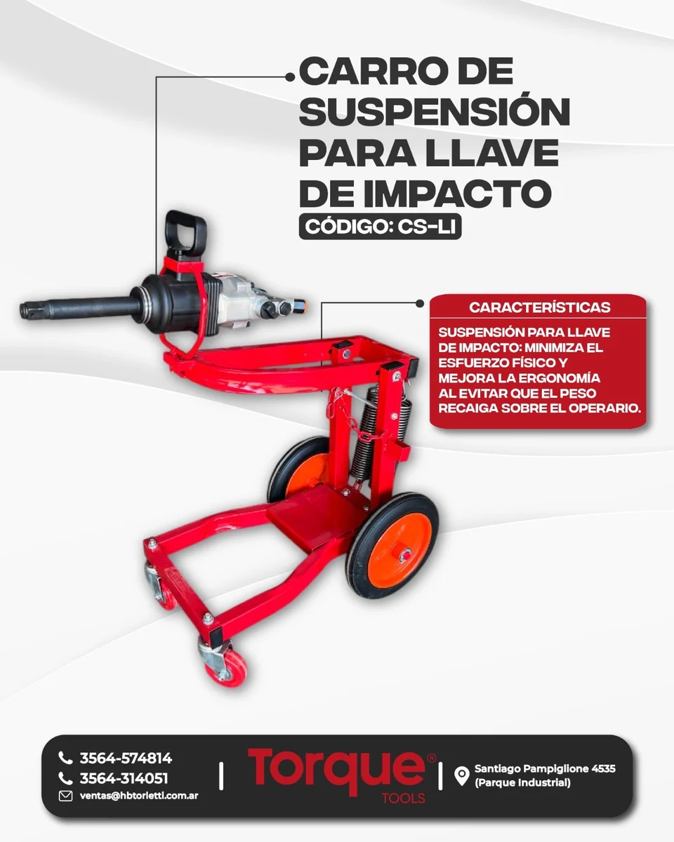 CARRO DE SUSPENSIÓN PARA LLAVE DE IMPACTO  2