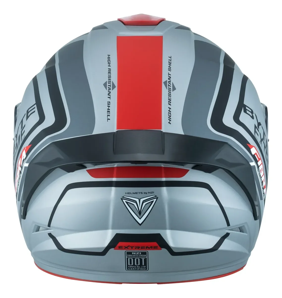 CASCO FIBRA BYTE STREAM TALLE M VISOR NEGRO 4